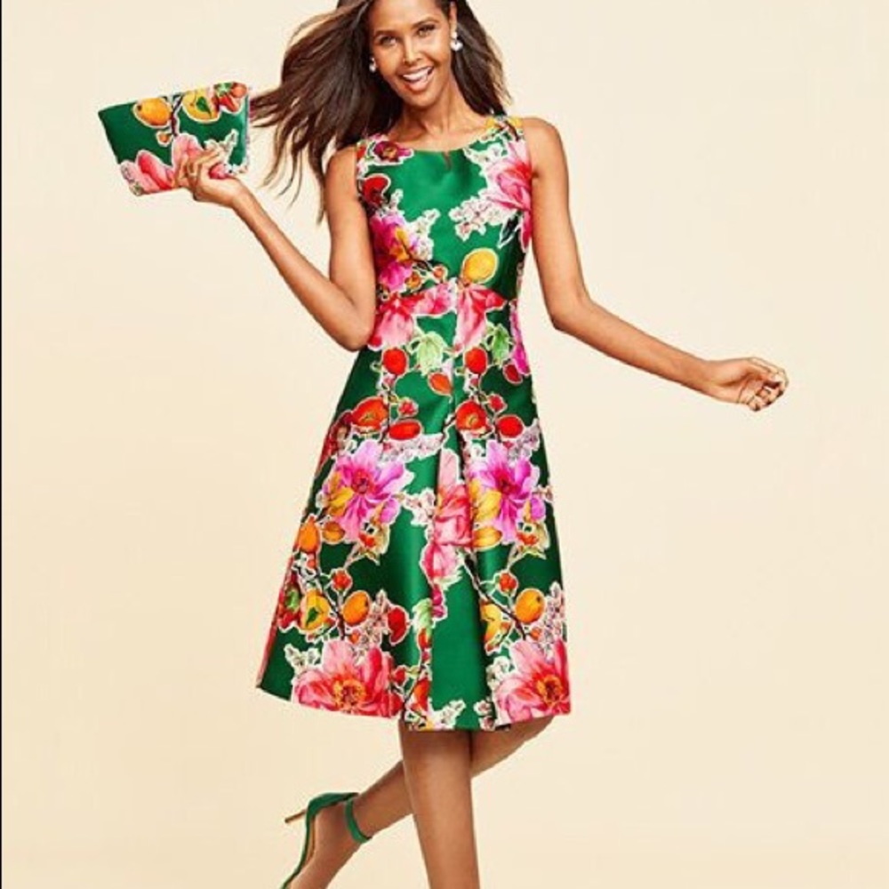 Talbots Blooming Flowers Dress